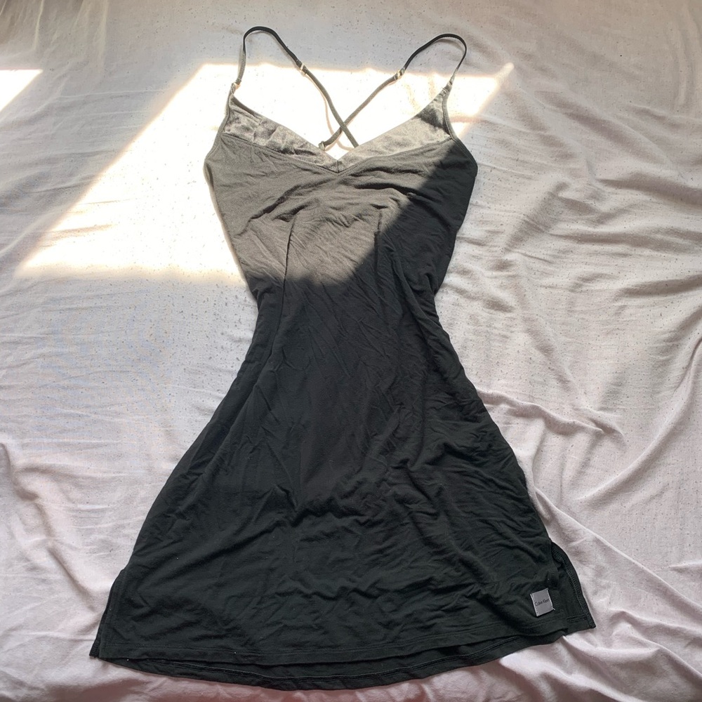 Mini black Calvin Klein slip Dress 🖤